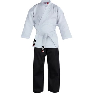 Uniformes de Taekwondo Unisexe à Col en V Extensible Personnalisables avec Logo en Coton et Polyester pour Adultes OEM – Vente en Gros - Product Image 1