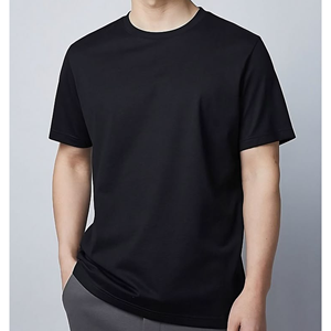 เสื้อยืดออกกำลังกายผู้ชาย 180 GSM ผ้าฝ้าย 95% ผสมอีลาสเทน 5% พร้อมโลโก้สั่งทำพิเศษ - Product Image 3