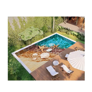 Azulejos para Piscina de la Serie Premium Sea Shell con Acabado Brillante y Profundidad Reflectante Sutil para Uso Exterior en Villas - Product Image 1