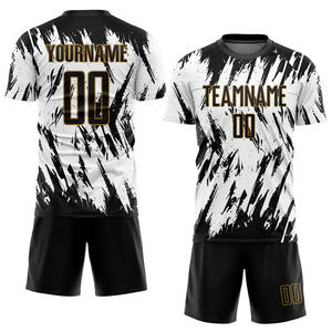 Conjunto de Camiseta de Fútbol Sublimada Personalizada con Nombre y Número del Equipo, Uniforme Transpirable de Poliéster para Adultos Unisex - Product Image 2