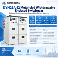 Tableau de distribution électrique moyenne tension KYN28 12kV 50Hz à disjoncteurs extractibles