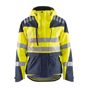 Veste de sécurité avec bandes réfléchissantes pour la sécurité dans la construction et la visibilité sur les chantiers extérieurs, veste de sécurité industrielle - Product Image 3