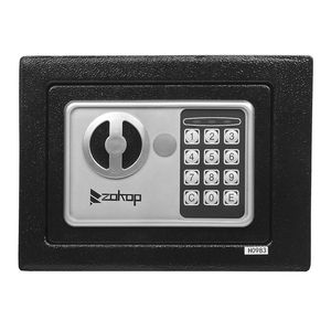 Cassaforte Elettronica Domestica con Password e Piastra in Acciaio Nera 17E - Product Image 3