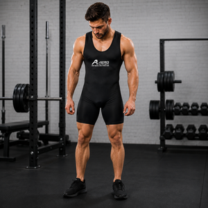 Traje de Lucha Libre Personalizado AERO Unisex para Levantamiento de Pesas, Impresión Digital, Alto Rendimiento, 100% Poliéster, 140g - Product Image 2