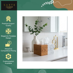 Best Modern Design Luxury Handmade Eco-friendly Tissue <b>Box</b> Cover Customized Color Logo Customized Shape Hanging for Home - Product Image 5