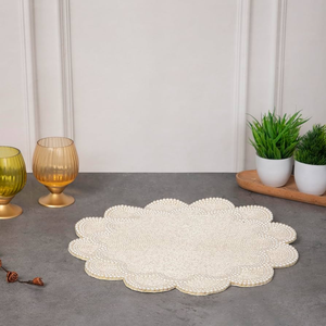 <b>Beaded</b> <b>Placemat</b> Mats & Pads Crafts Handmade Best Quality <b>Beaded</b> <b>Placemats</b> Decorative Dining Table At Cheap Price - Product Image 3