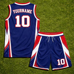 Uniforme de Baloncesto Personalizado para Equipos Escolares, Tallas Grandes, Secado Rápido, Transpirable, 100% Poliéster, Sublimado Personalizado para Jugadores - Product Image 3