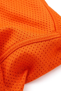 Maillot de baseball unisexe à manches courtes orange et blanc en polyester, coupe classique, toutes saisons, anti-humidité, imprimé - Product Image 4