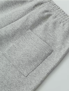 Shorts de sport 100 % coton, performance active, taille élastique tricotée, mi-longueur, respirant, décontracté et confortable - Product Image 6