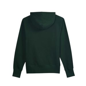 Sudadera con Capucha Verde Bosque, Corte Holgado, Informal, para Hombre, de Forro Polar, Suave y Cálida, de Manga Larga, Estilo Urbano, Personalizable - Product Image 4