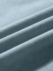 Camisetas Personalizadas de Streetwear para Hombre, Color Azul Claro, 100% Algodón, Estilo Vintage, Talla Grande, Suaves, Transpirables, Lisas, Venta al Por Mayor, EE. UU. - Product Image 4