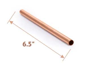 Juego de Pajitas Reutilizables de Cobre de Lujo con Cepillo de Limpieza y Bolsa de Viaje, Pajita Ecológica para Bebidas, Smoothies, Jugos y Cócteles - Product Image 6