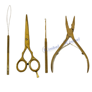 Kit de pinzas profesionales para extensiones de cabello de súper calidad con herramientas para aplicación y remoción de microenlaces - Product Image 6