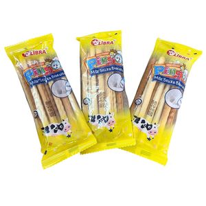 Libra Pingo 186g Milk Flavored Crispy Stick Cookies Low-Carb Wheat Flour <b>Biscuits</b> Sweet Halal Certified FMCG Bag Sachet Carton - Product Image 6
