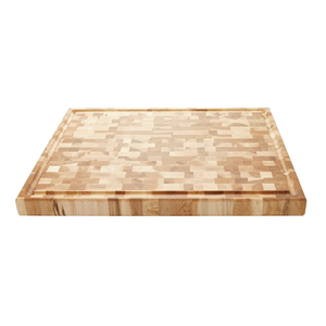 Planche à découper en bois d'acacia écologique, bloc de boucher à grain traversant, pour cuisine domestique, prix raisonnable - Product Image 3