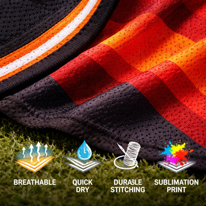 เสื้อบาสเก็ตบอลแบบกำหนดเองสำหรับทีมและลีก ไซส์พลัส แห้งเร็ว ระบายอากาศได้ดี ผ้าโพลีเอสเตอร์ 100% พิมพ์ลายชื่อผู้เล่น - Product Image 3