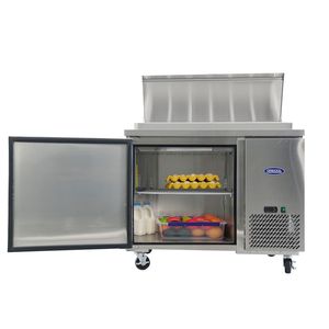 Orikool 44 Attrezzatura di Refrigerazione Commerciale per Cucina, Frigorifero Integrato da 11 Cu.Ft con Piano di Taglio e Coperchio Protettivo - Product Image 2