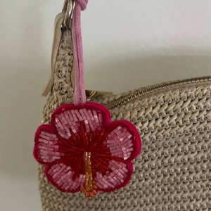 Crystal Beaded Fig Bag Charm Seed Bead Embroidery <b>Keychain</b> for Women's Gift Cute Waterproof Eco-Friendly <b>Keychain</b> - Product Image 2