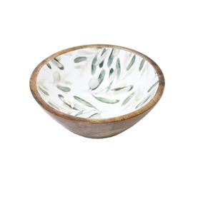 Enamelware Printed Wooden <b>Serving</b> <b>Bowl</b> Manufacturer New Design Hand Printed Wooden <b>Salad</b> <b>Serving</b> <b>Bowl</b> - Product Image 1