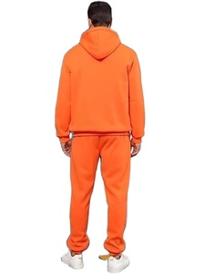 SANGLASPORTS Unisex 2 Piece Jogging Tracksuit <b>Set</b> Quarter Zip Hoodie Fleece <b>Jogger</b> Pants Midweight Polyester/Cotton Custom OEM - Product Image 3