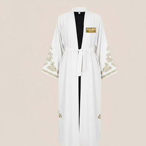 Robe Abaya Kaftan de style modeste pour femmes, vente en gros à Dubaï, pour la prière de l'Aïd, Ramadan, vêtements islamiques en provenance du Pakistan - Product Image 3