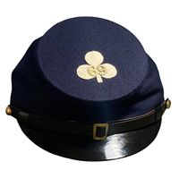 Gorra de forja modelo 1858, también conocida como kepi, que fue el equipamiento de cabeza estándar de la Unión durante la Guerra Civil Americana.