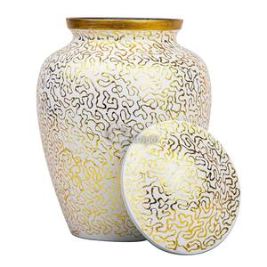 Durable Metal Adult Urn Creative Elegant Design Cremation Keepsake <b>Container</b> for Funeral Memorial Decoration At Reasonable Price - Product Image 3