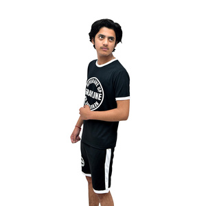 Conjunto Deportivo Personalizado Unisex de Verano, Sudadera y Pantalones Cortos Estampados para Hombre, con Logotipo Personalizado, Conjunto de 2 Piezas - Product Image 3