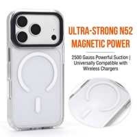 Coque magnétique pour impression UV, dos plat imprimable en TPU+PC, cadre de caméra détachable, protection intégrale 360° avec support, antichoc