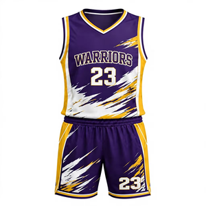 Wholesale Basketball Uniform Set Custom Printed Jerseys for Men <b>Women</b> Kids, Fast Dry Basketball Sports Apparel - Product Image 1
