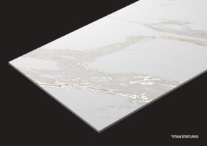 กระเบื้องพอร์ซเลนแกะสลักลายหรูหรา ขนาด 600x1200 มม. กระเบื้องปูพื้นและผนังขนาดใหญ่ สำหรับตกแต่งภายในอย่างหรูหรา - Product Image 3