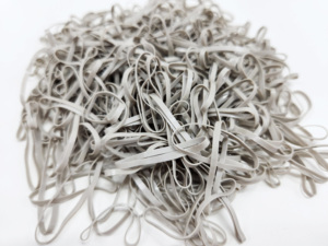 Élastiques à cheveux en vrac, taille M, 40x2mm, haute élasticité, non toxiques, emballage en sachet OPP, usage quotidien décontracté - Product Image 2