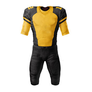 Uniformes de football américain personnalisés de haute qualité en gros, tissu sergé pour jeunes et adultes, maillot de football américain par sublimation - Product Image 3