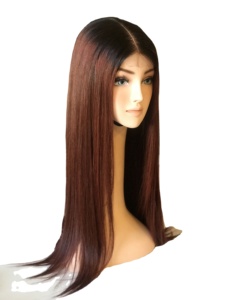 Extensiones de cabello vietnamita de color de lujo, máquina de trama, cabello vietnamita crudo Premium, Color burdeos oscuro - Product Image 4