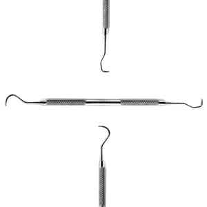 Clé dynamométrique chirurgicale dentaire professionnelle Ovexa en acier inoxydable argenté avec poignée moletée manuelle Classe I - Product Image 1