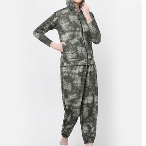 Ensembles de survêtements en polyester personnalisés par sublimation pour femmes grandes tailles, tenues d'hiver pour le jogging, prix de gros - Product Image 3