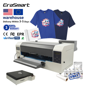 Para impresora Erasmart A3 Pro DTF, máquina de impresión de camisetas de acero inoxidable para pequeñas empresas con cabezal Dual I1600 - Product Image 1