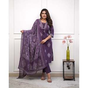 Designer Beautiful Party Wear Ensemble haut-bas et Dupatta Taille XL - Product Image 5