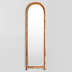 Excelente elección de espejos de cuerpo entero para decoración de habitaciones, precio al por mayor, espejos de ratán sostenibles. - Product Image 1