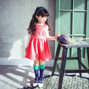 Élégant Rouge Sans Manches fille Porter Robe Avec Broderie Simple Confectionné 100% Coton doux Tissu Parfait Pour Toute Occasion - Product Image 5