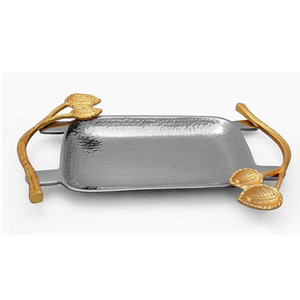 Greatest Quality Hammered Stainless Steel Serving <b>Tray</b> Sweet Serving <b>Tray</b> Luxurious Oval Shape Food <b>Snacks</b> Serving <b>Tray</b> For Sale - Product Image 6