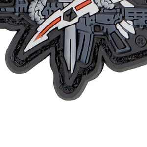 โลโก้ยาง PVC 3 มิติแบบกำหนดเอง พร้อมขอบเย็บอย่างดี คุณภาพสูง สำหรับเสื้อผ้า หมวก ใช้งานกลางแจ้ง ดีไซน์ใหม่ ราคาถูก - Product Image 3