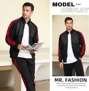 Conjunto Deportivo Personalizado para Hombre, Sudadera con Capucha y Cierre, Pantalones Deportivos, Ropa Deportiva para Gimnasio - Product Image 5