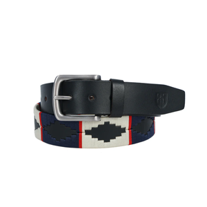 Cinturón Deportivo de Cuero de Primera Calidad para Hombre, Ecuestre, Polo, con Hebilla de Pin y Bordado, Accesorios para Montar a Caballo - Product Image 2