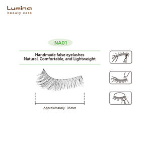 Pestañas Postizas Autoadhesivas 3D Reutilizables Hechas a Mano de Alta Calidad al por Mayor para Mayoristas en Línea - Sin Rímel, Estilo Natural - Product Image 2