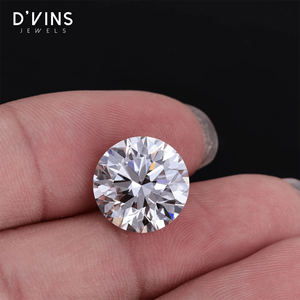 D'vins Jewels Diamant de laboratoire de 8,5 mm, taille brillant rond, HPHT VVS2, 2,5 carats, pour la fabrication de bijoux synthétiques - Product Image 1