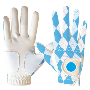 Gants de golf en cuir véritable respirant sur mesure avec logo brodé, fabricant pakistanais, résistants aux intempéries, qualité supérieure - Product Image 3