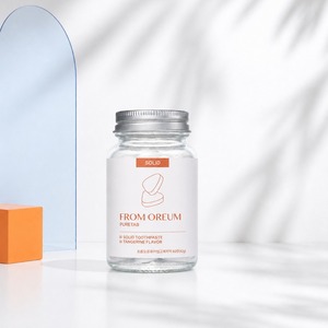 [FROM OREUM] Trousse de Voyage Dentifrice Solide Saveur Mandarine de Jeju 60 Comprimés pour Vacances et Articles de Toilette de Voyage - Product Image 1