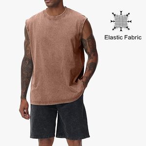 Débardeurs Homme Personnalisés à Logo Brodé, Respirants, Séchage Rapide, Coupe Musclée, Col Rond, 100% Coton, Idéaux pour l'Entraînement – Prix Usine - Product Image 4