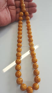 ลูกประคำสีเหลืองอำพัน Majestic tasbih islamic misbaha subha sibha tespih dhikr สำหรับการสวดมนต์และการมุ่งเน้นทางจิตวิญญาณ - Product Image 6
